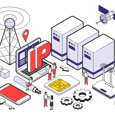 Technology Data Illustrations Templates 211047