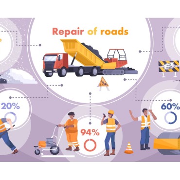 Road Construction Illustrations Templates 211070