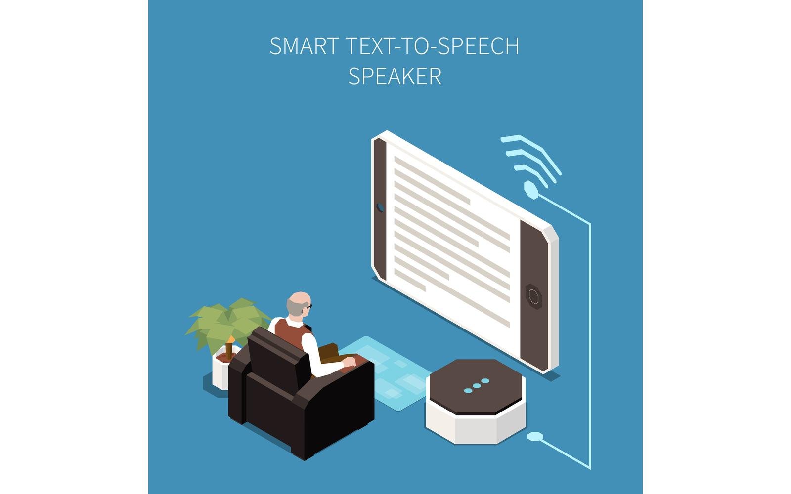 Technology For Disabled People Isometric 201210939 Vector Illustration Concept