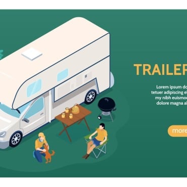 Trailer Travel Illustrations Templates 211211