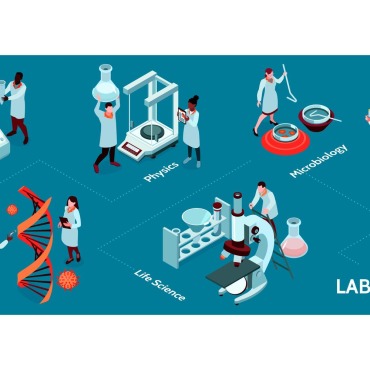 Science Research Illustrations Templates 211226