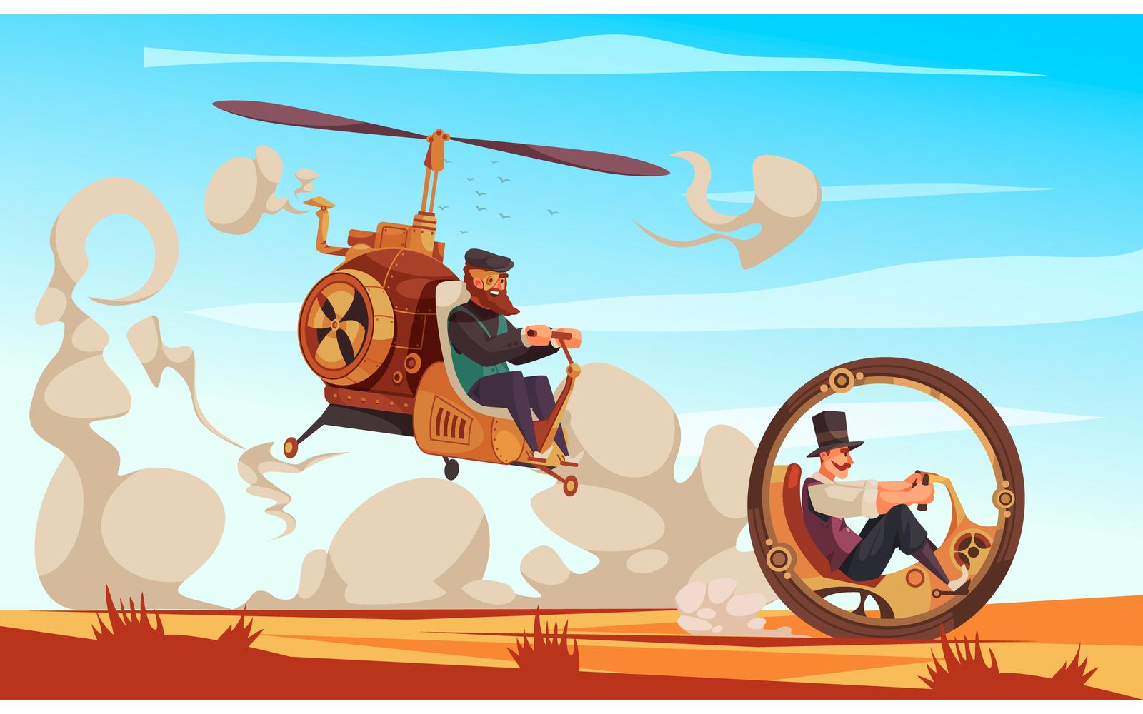 Steampunk 210112643 Vector Illustration Concept