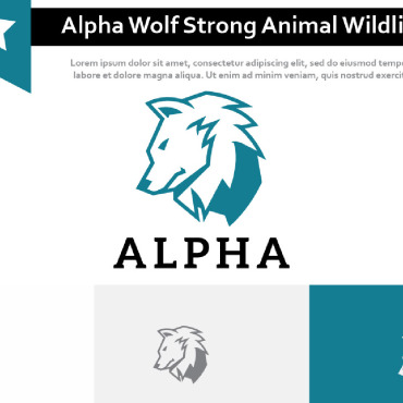 Wolf Strong Logo Templates 211480