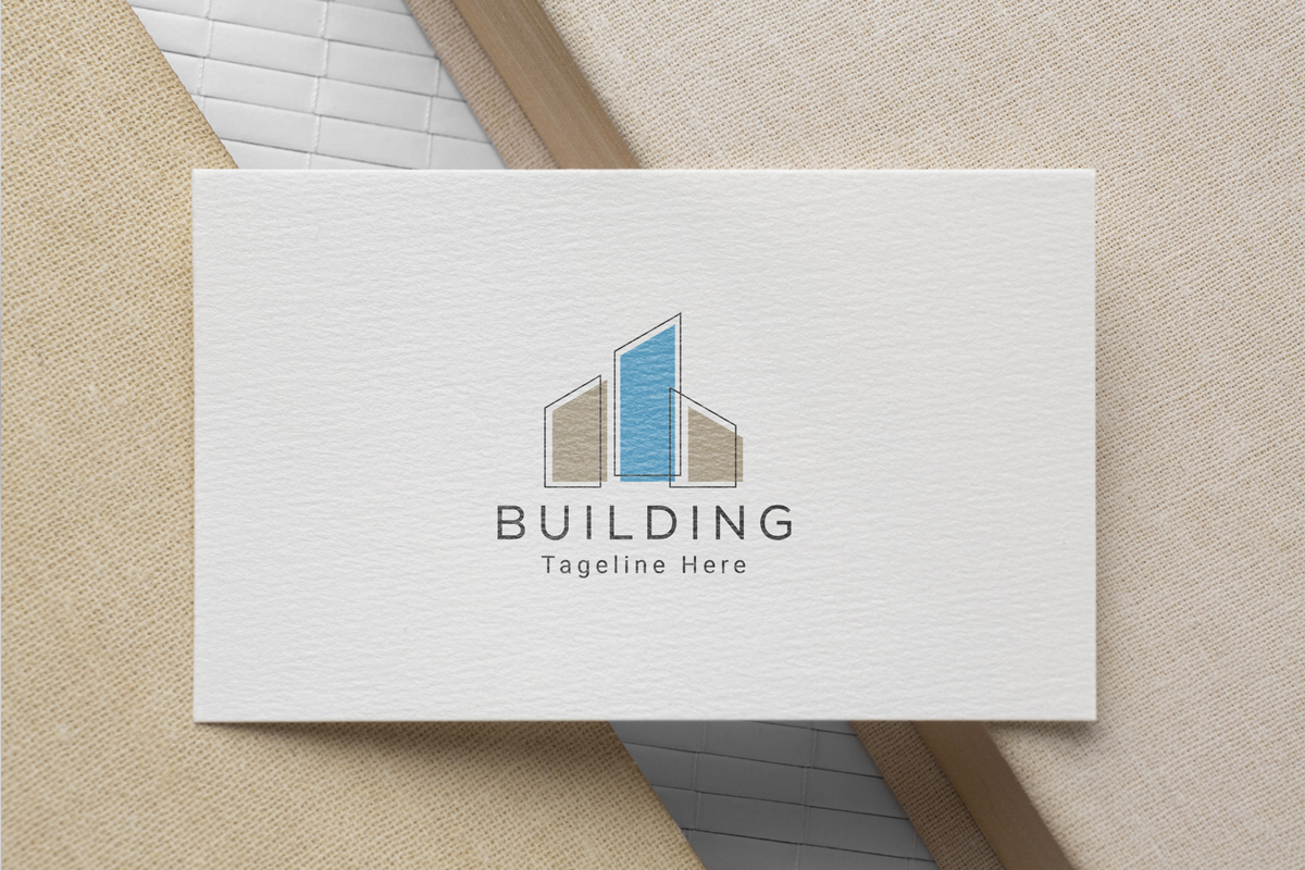 Creative Building Logo Template - Real Estate Logo Design