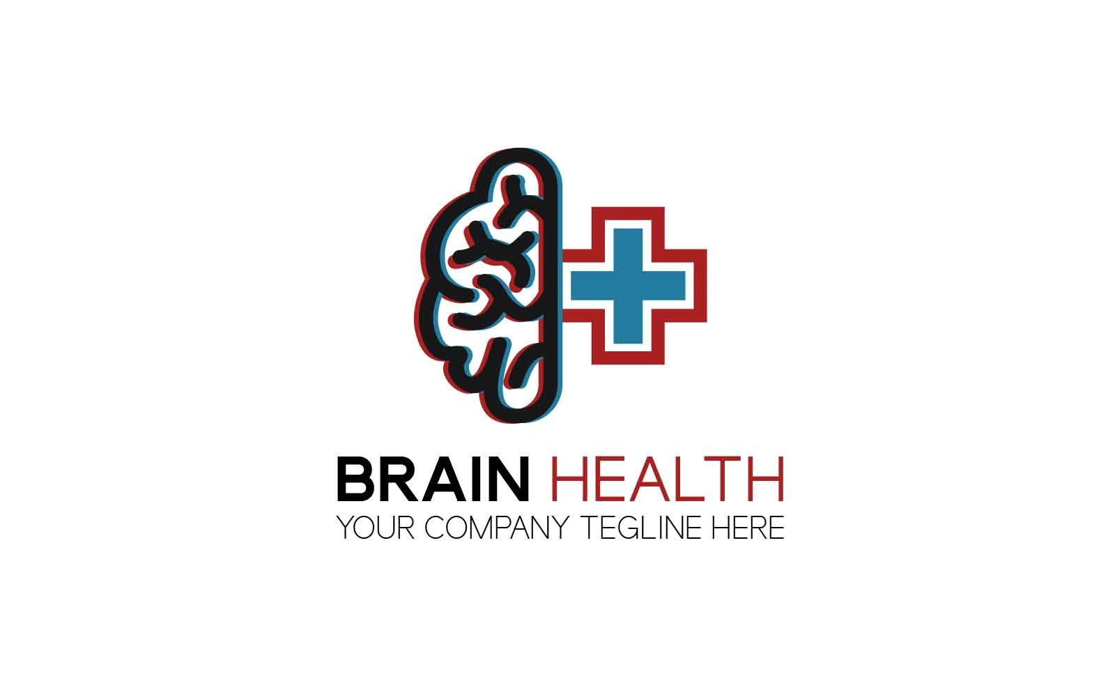Brain Health Logo Design Template