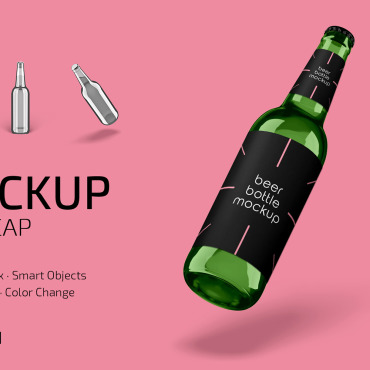 Beer Bottle Product Mockups 211516