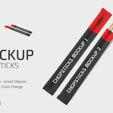 Chopsticks Cuisine Product Mockups 211518