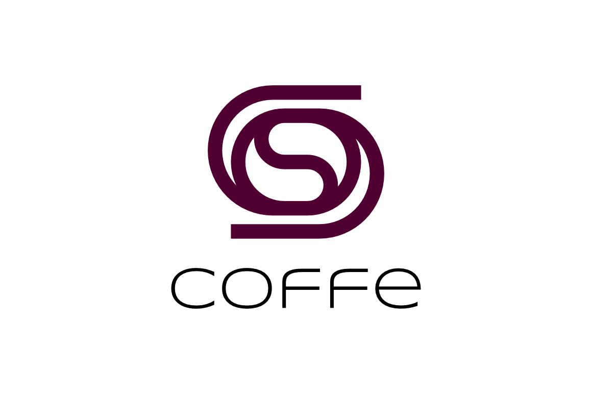 Clever Letter S Coffee Cafe Line Logo