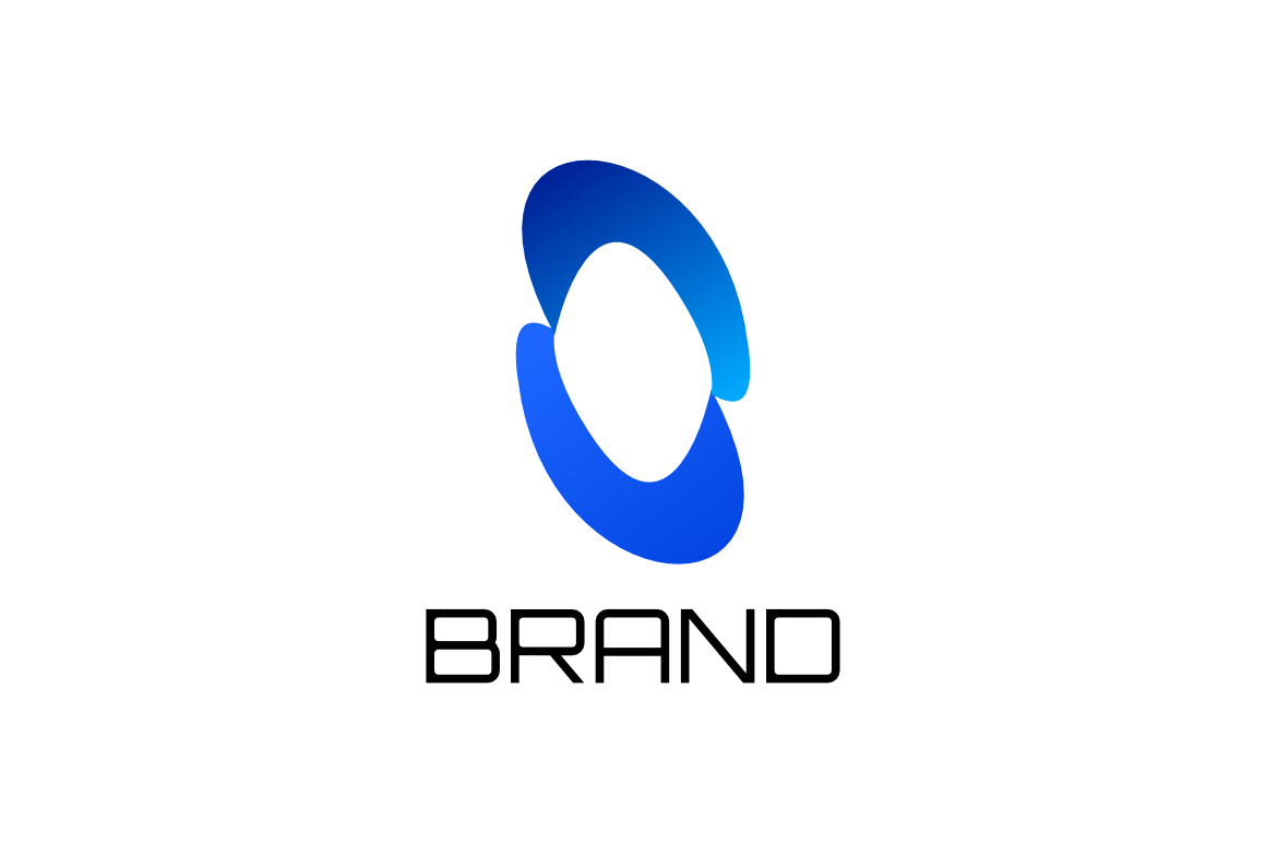 Futuristic Gradient Letter S Blue Logo