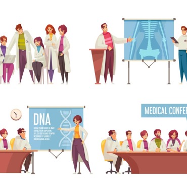 Medicine Conference Illustrations Templates 211602