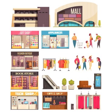 Shop Store Illustrations Templates 211603