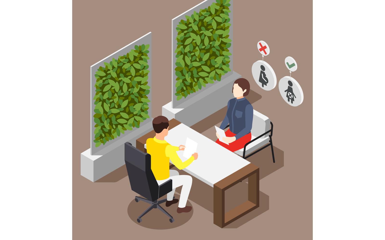 Discrimination Isometric Background 200830127 Vector Illustration Concept