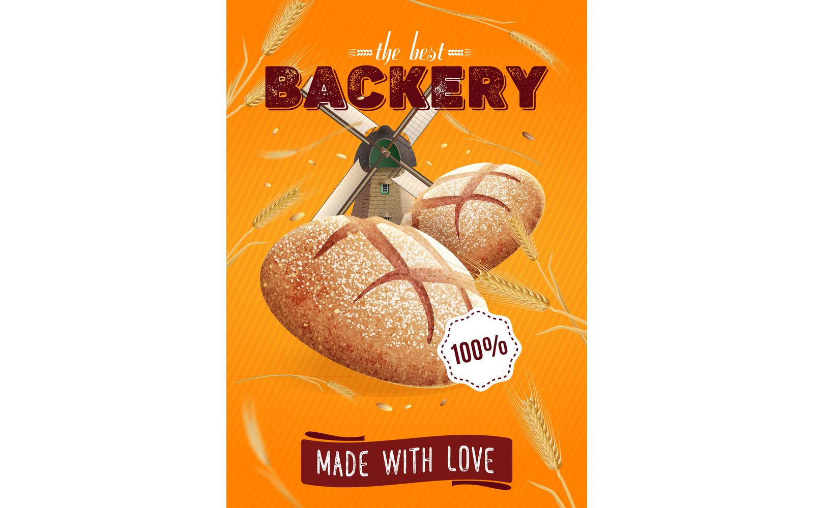 Realistic Bread 200800711 Vector Illustration Concept