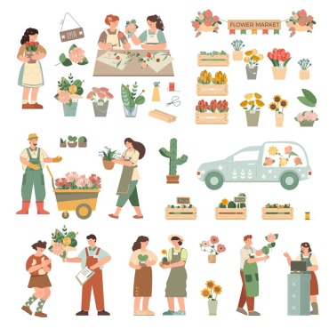 Farm Element Illustrations Templates 211845