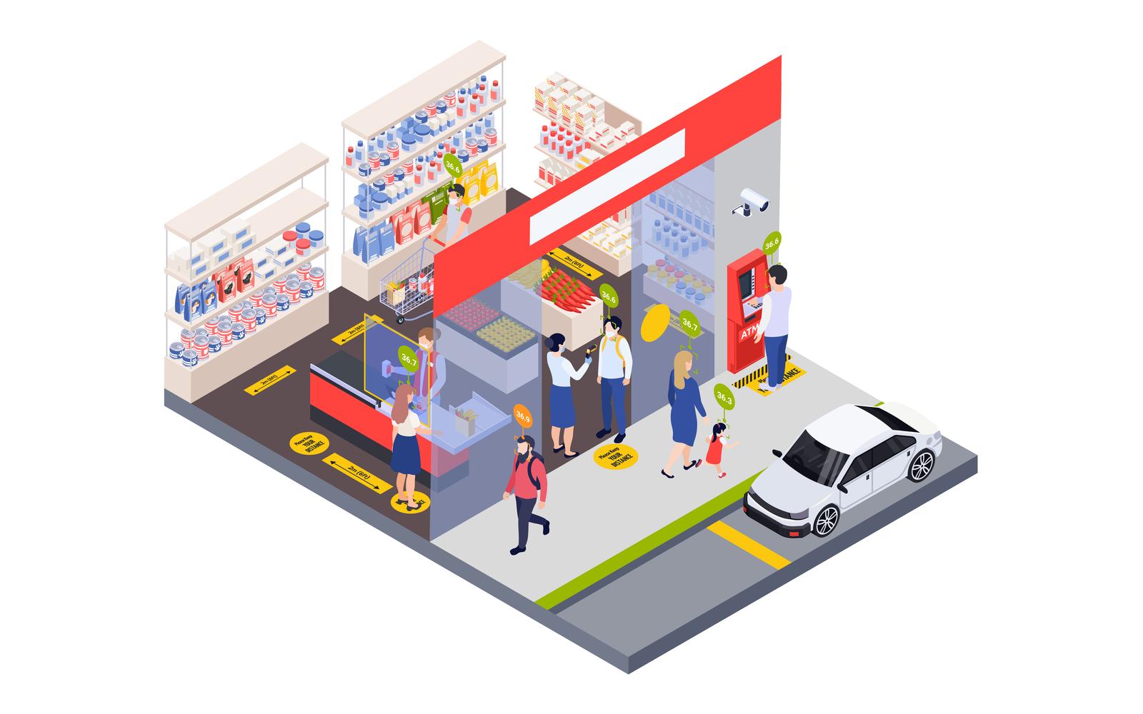 Laboratory Medical Testing  Isometric 201003913 Vector Illustration Concept