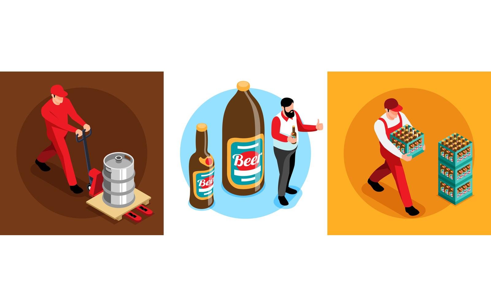 Isometric Brewery Design Concept 210110509 Vector Illustration Concept