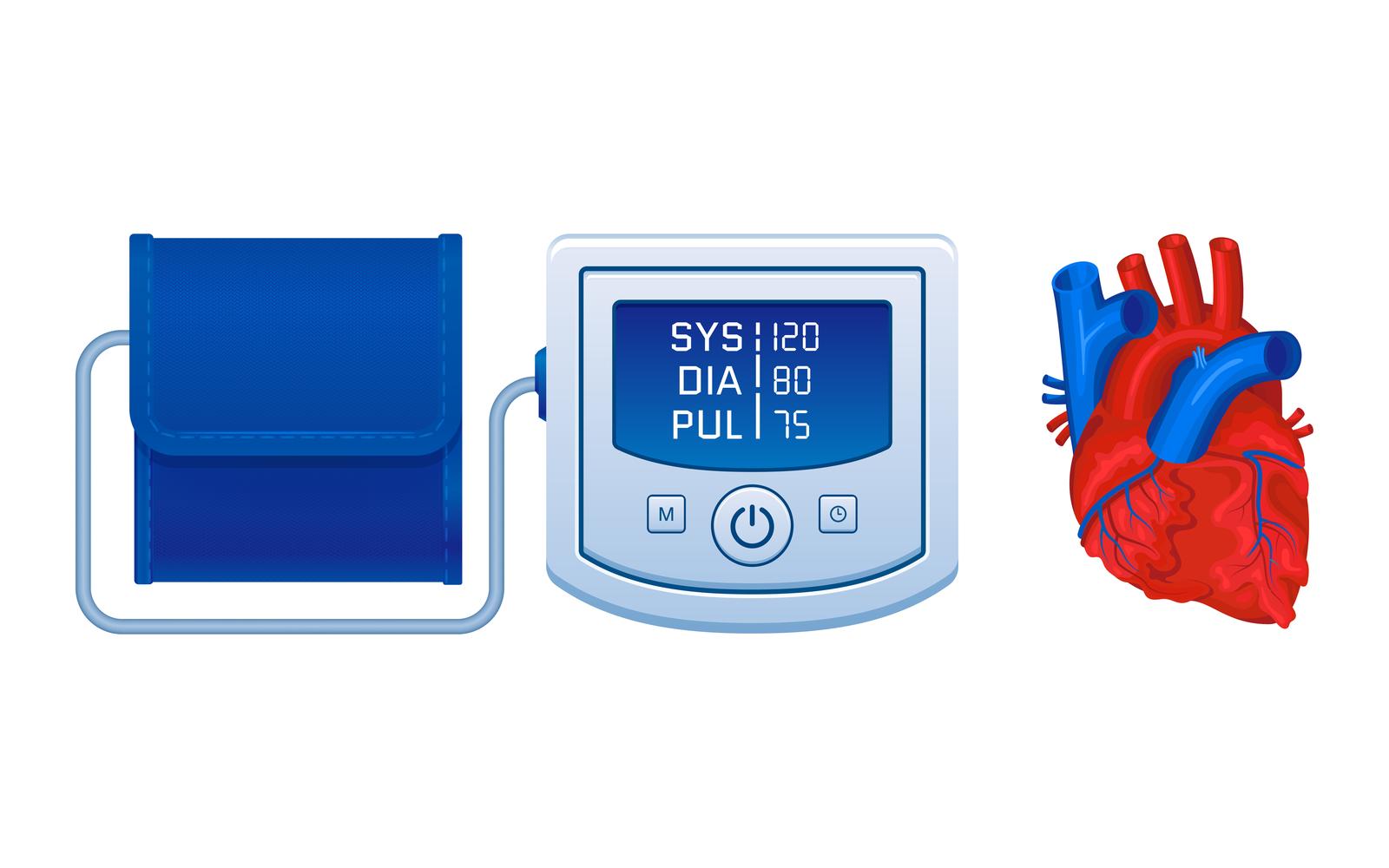 Tonometer Heart 201250426 Vector Illustration Concept