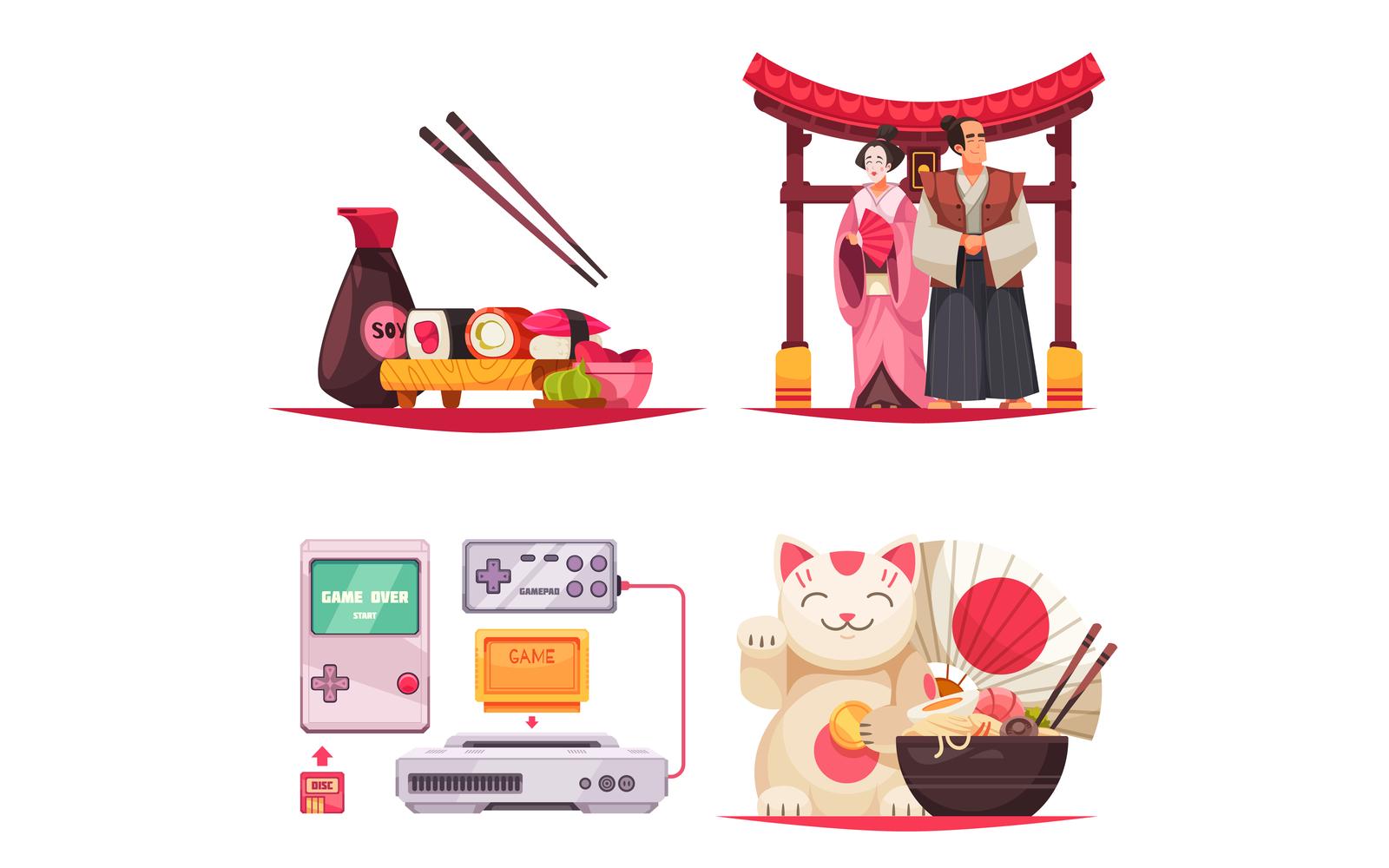 Japan Compositions 201112638 Vector Illustration Concept