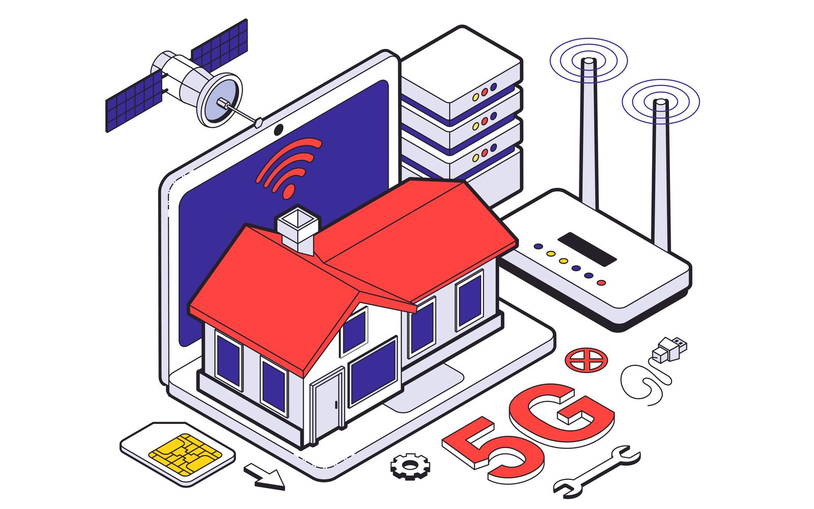 Web Hosting Isometric 201103924 Vector Illustration Concept