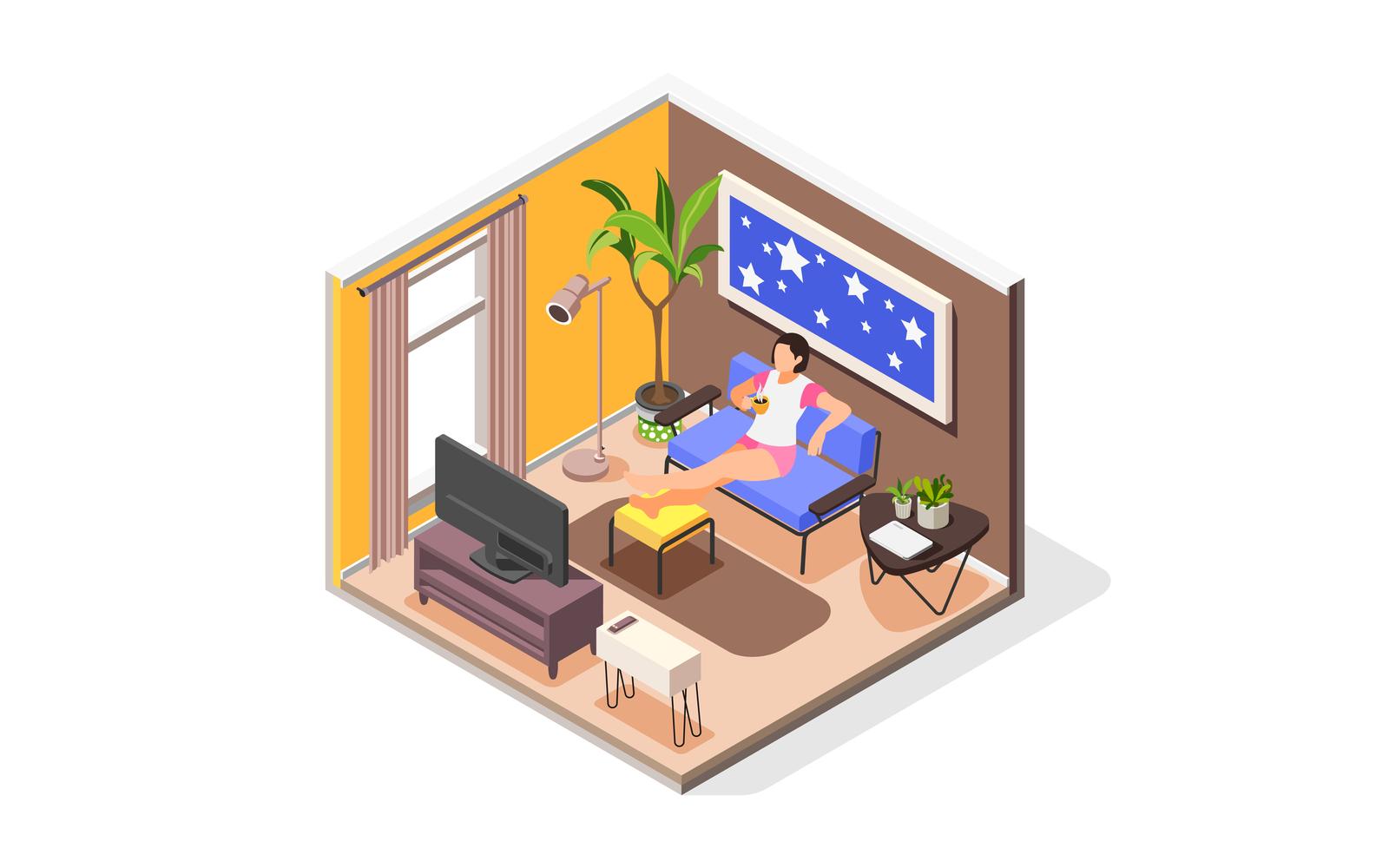 Human Needs Isometric Icons Composition 201030122 Vector Illustration Concept