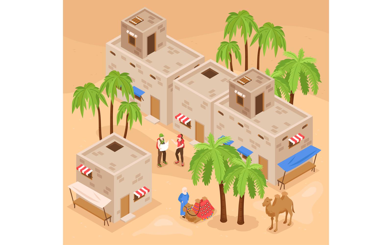 Isometric Modern Egypt Illustration 210112125 Vector Illustration Concept