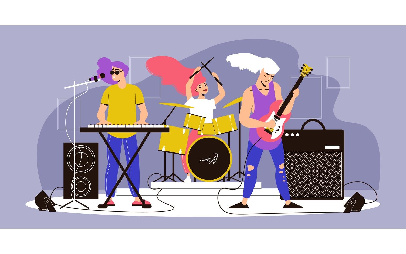 Musicians Concert Illustration 210160539 Vector Illustration Concept