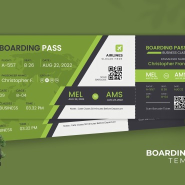 Template Boarding Corporate Identity 212309