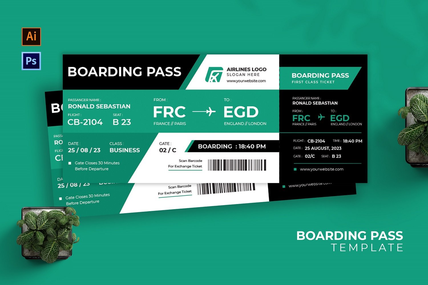 Ticket Transport Boarding Pass