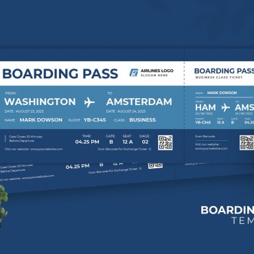 Boarding Airplane Corporate Identity 212315