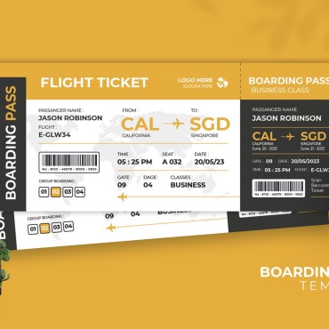 Boarding Airplane Corporate Identity 212321