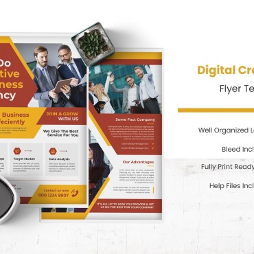 Flyer Background Corporate Identity 212327