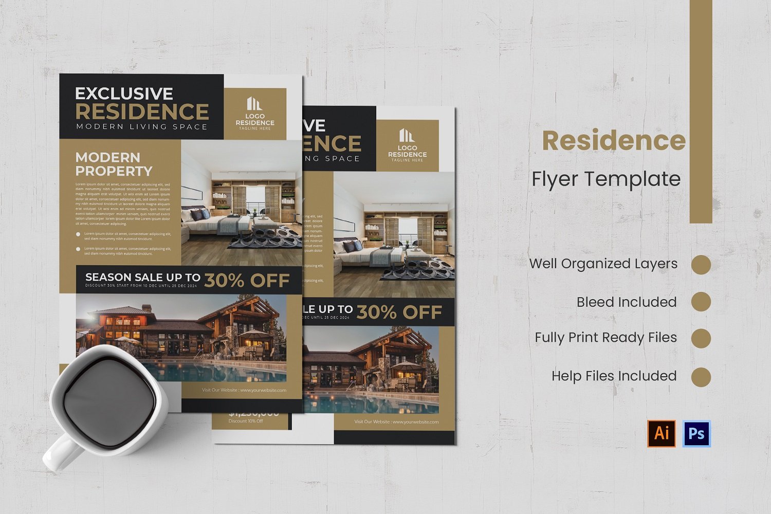 Exclusive Residence Flyer Template