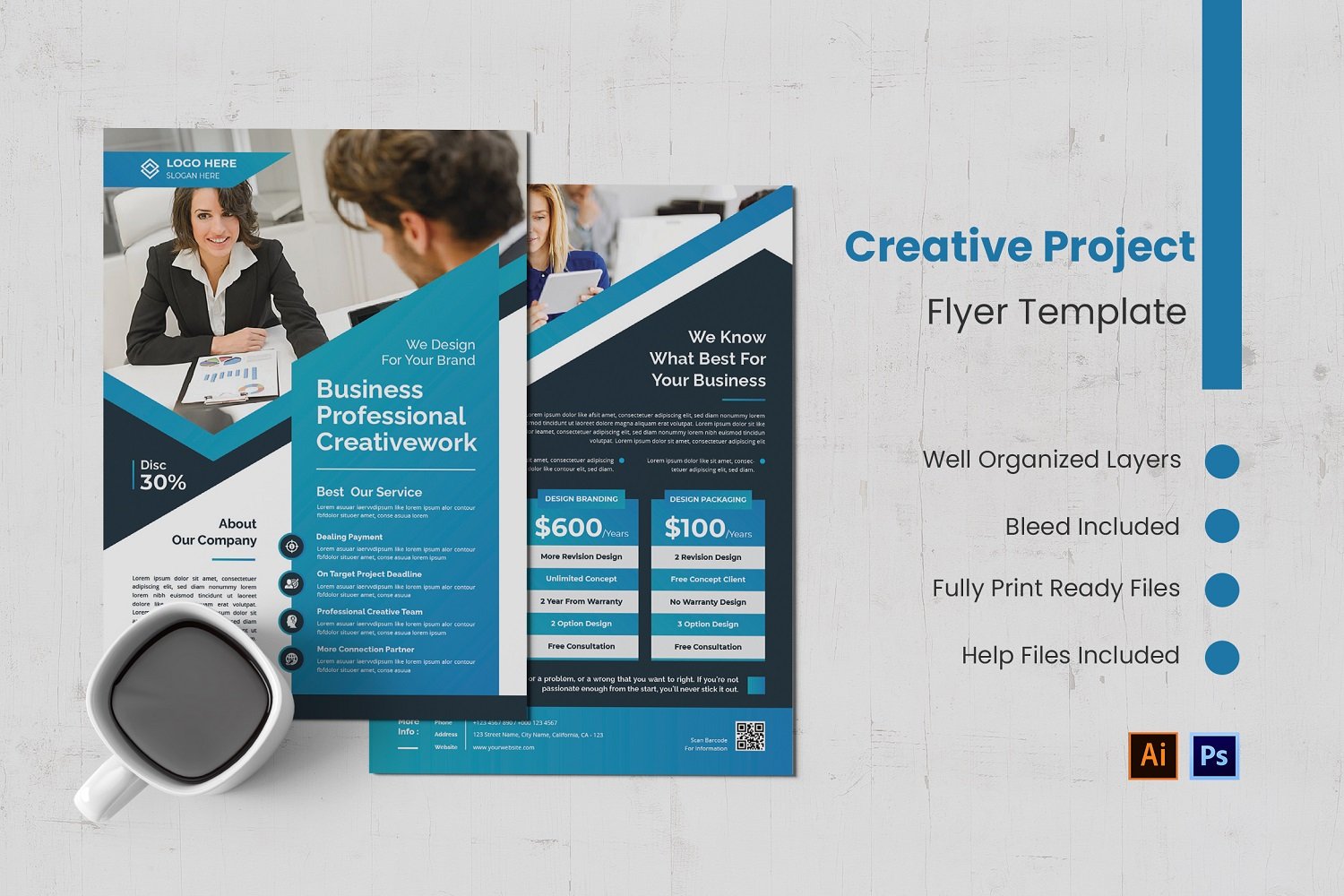 Creative Project Flyer Template