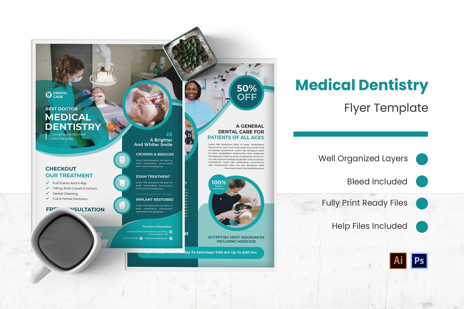 Medical Dentistry Flyer Template