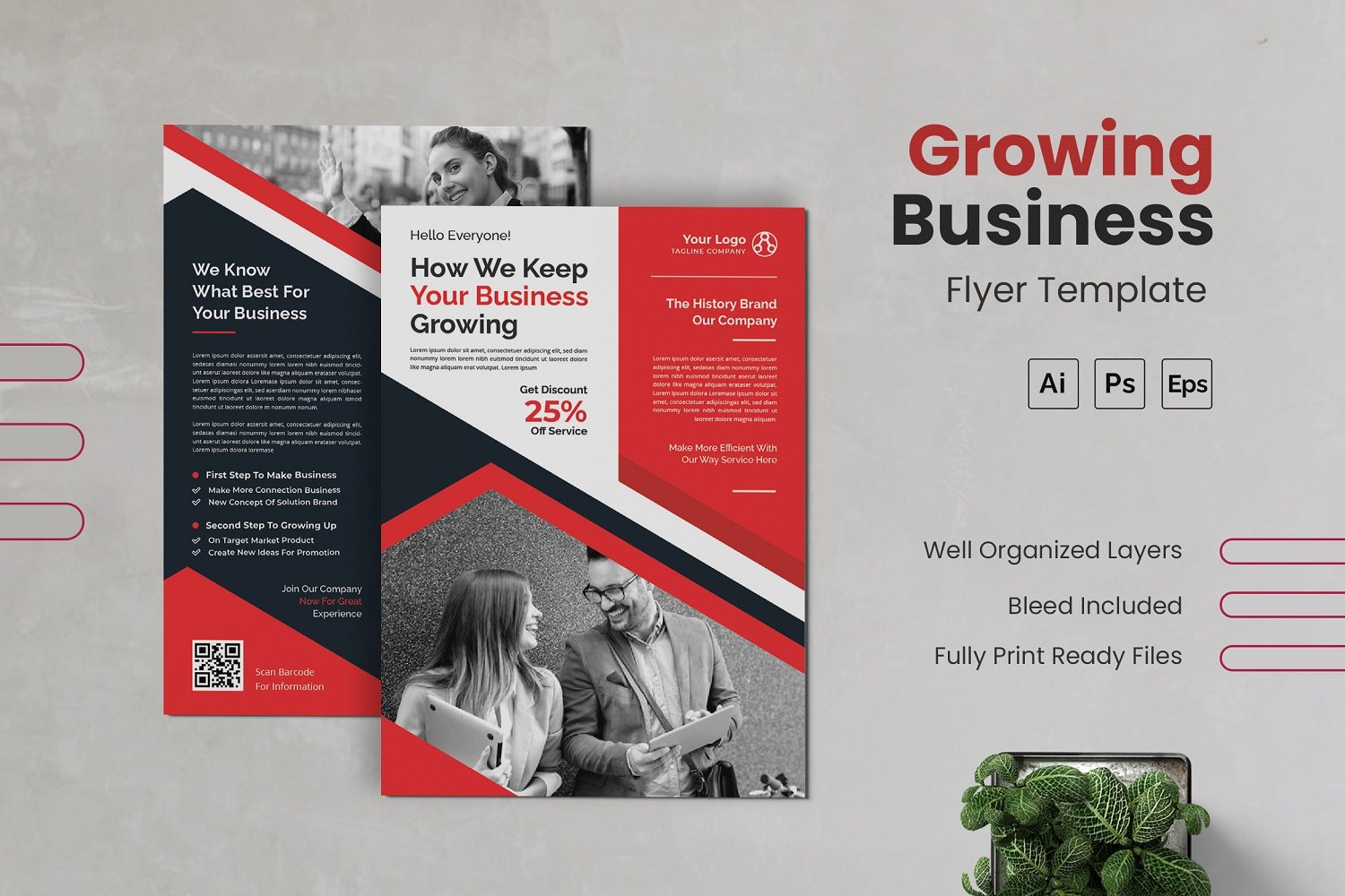 Growing Business Flyer Template