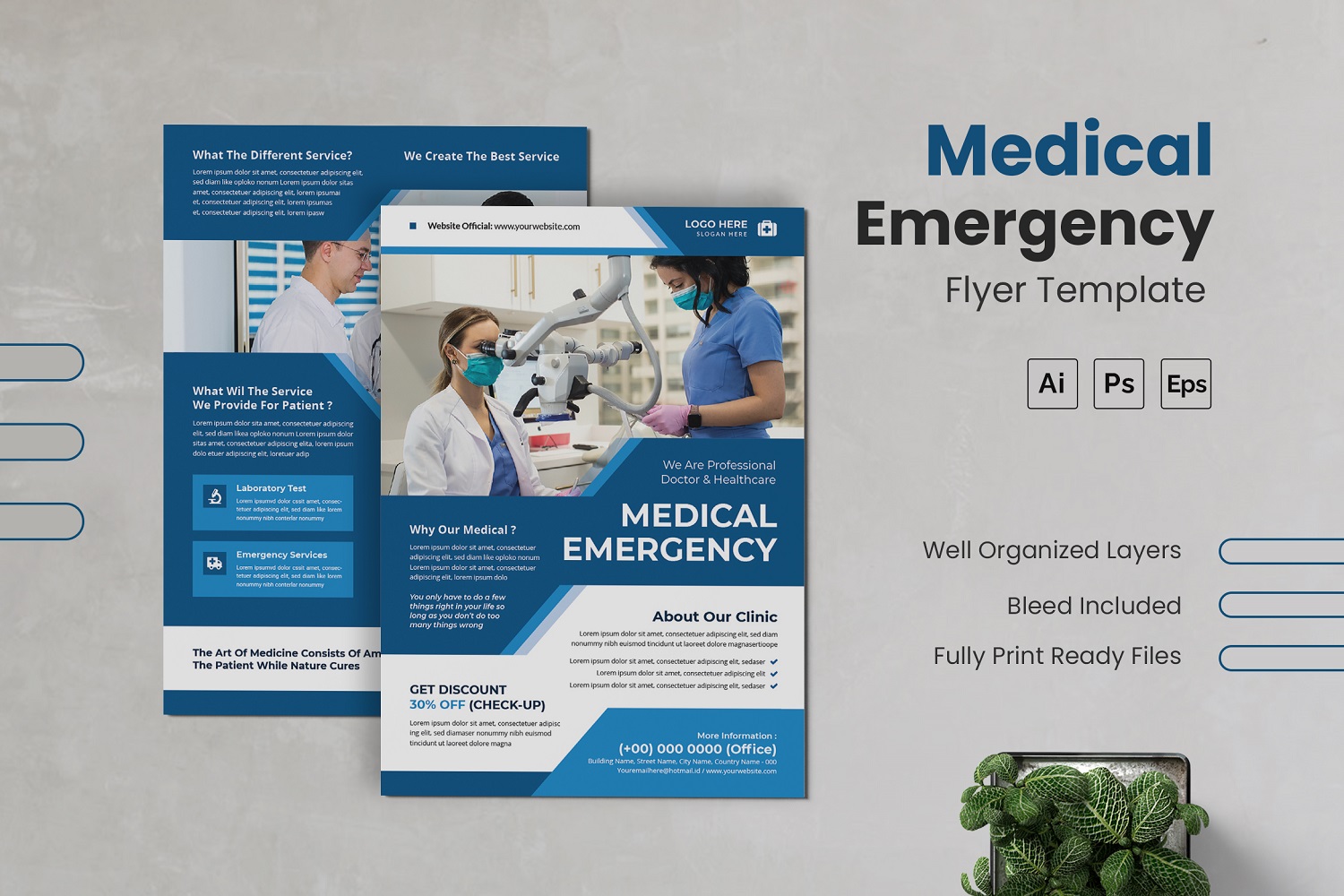 Medical Emergency Flyer Template