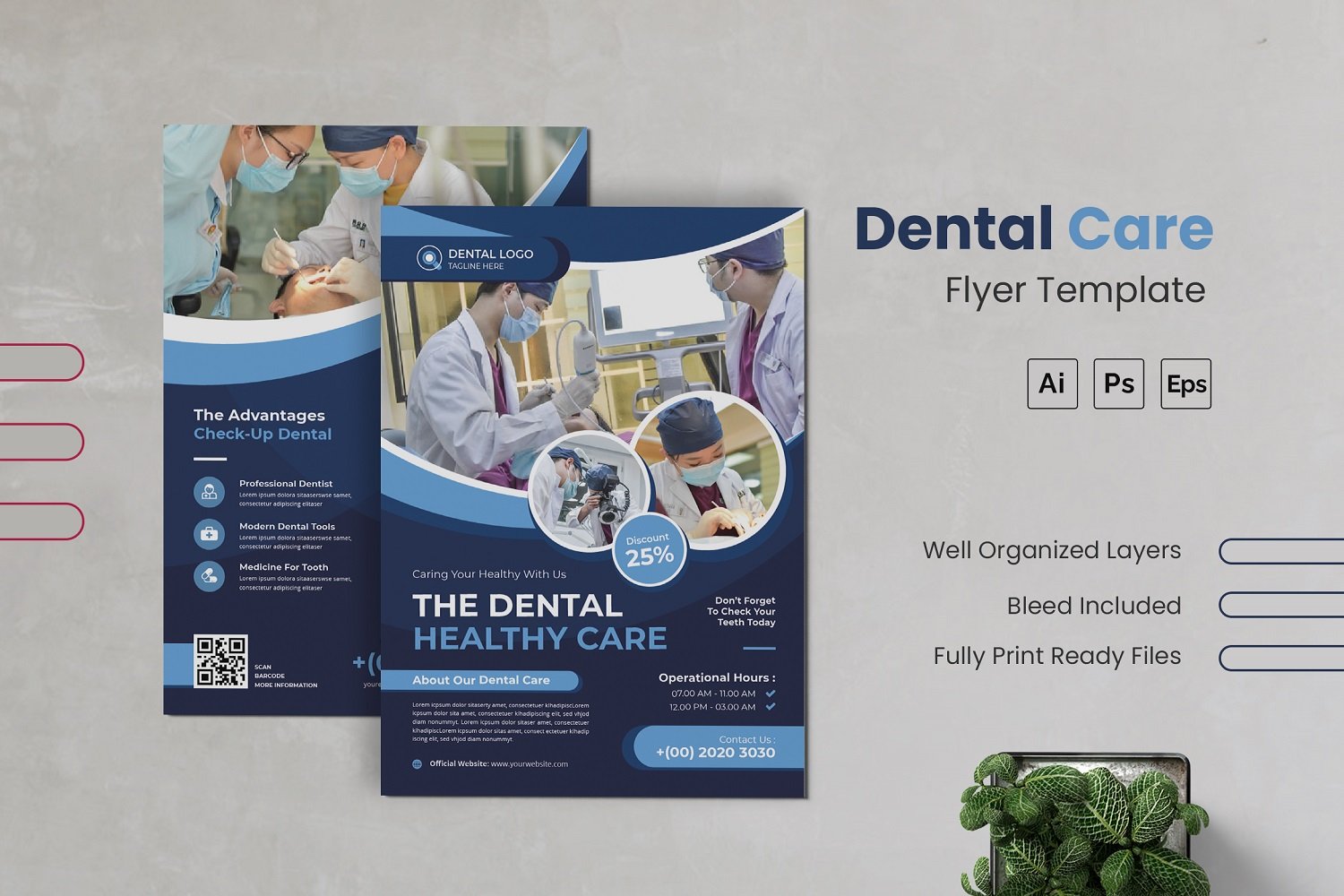 Dental Care Flyer Template