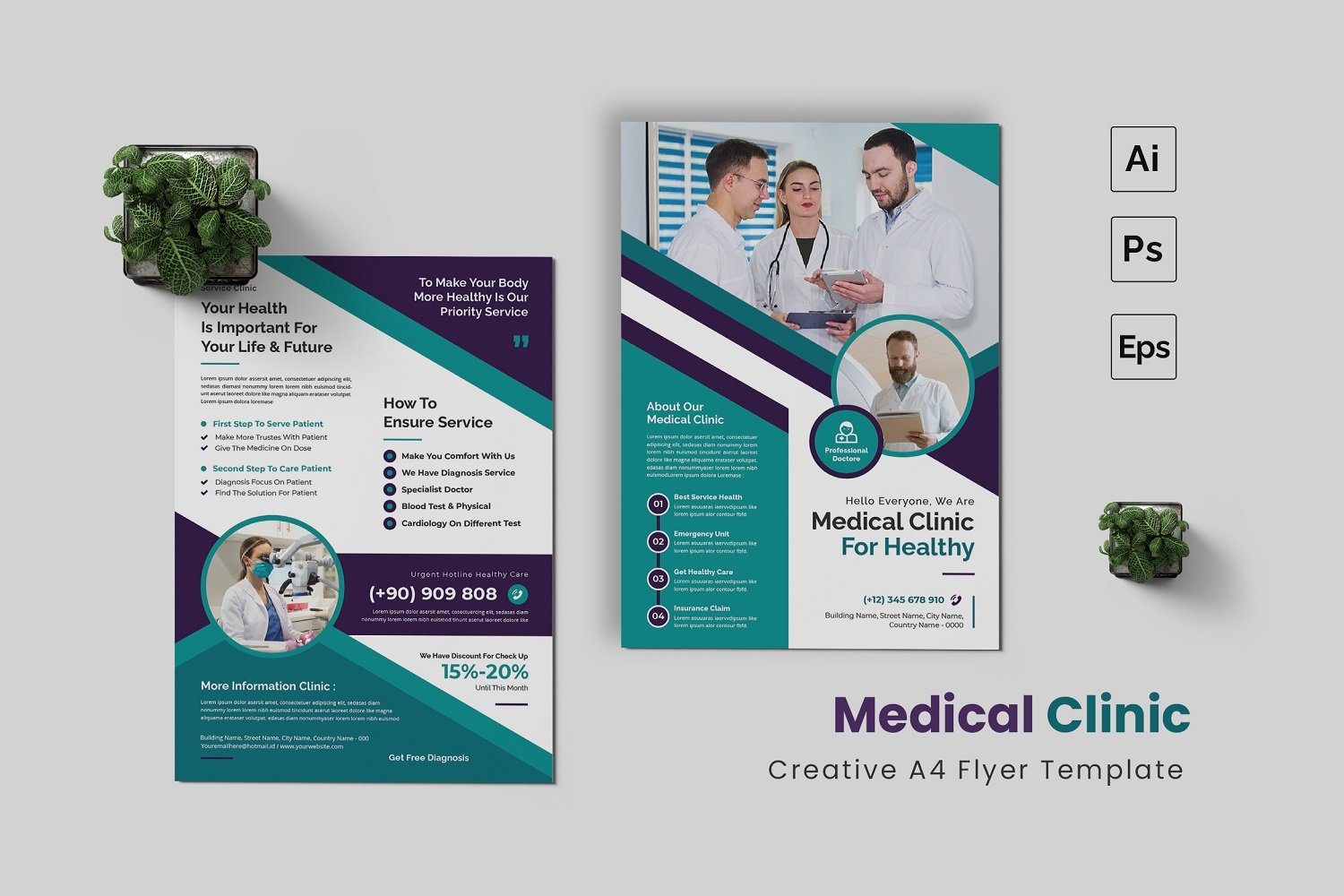 Medical Clinic Flyer Template