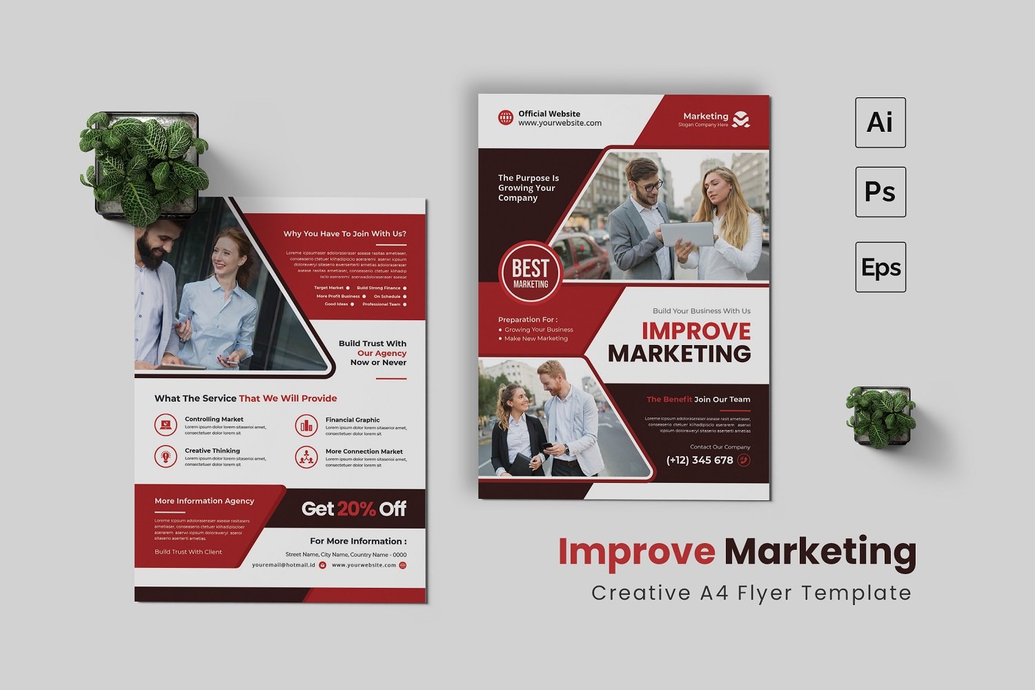 Improve Marketing Flyer Template