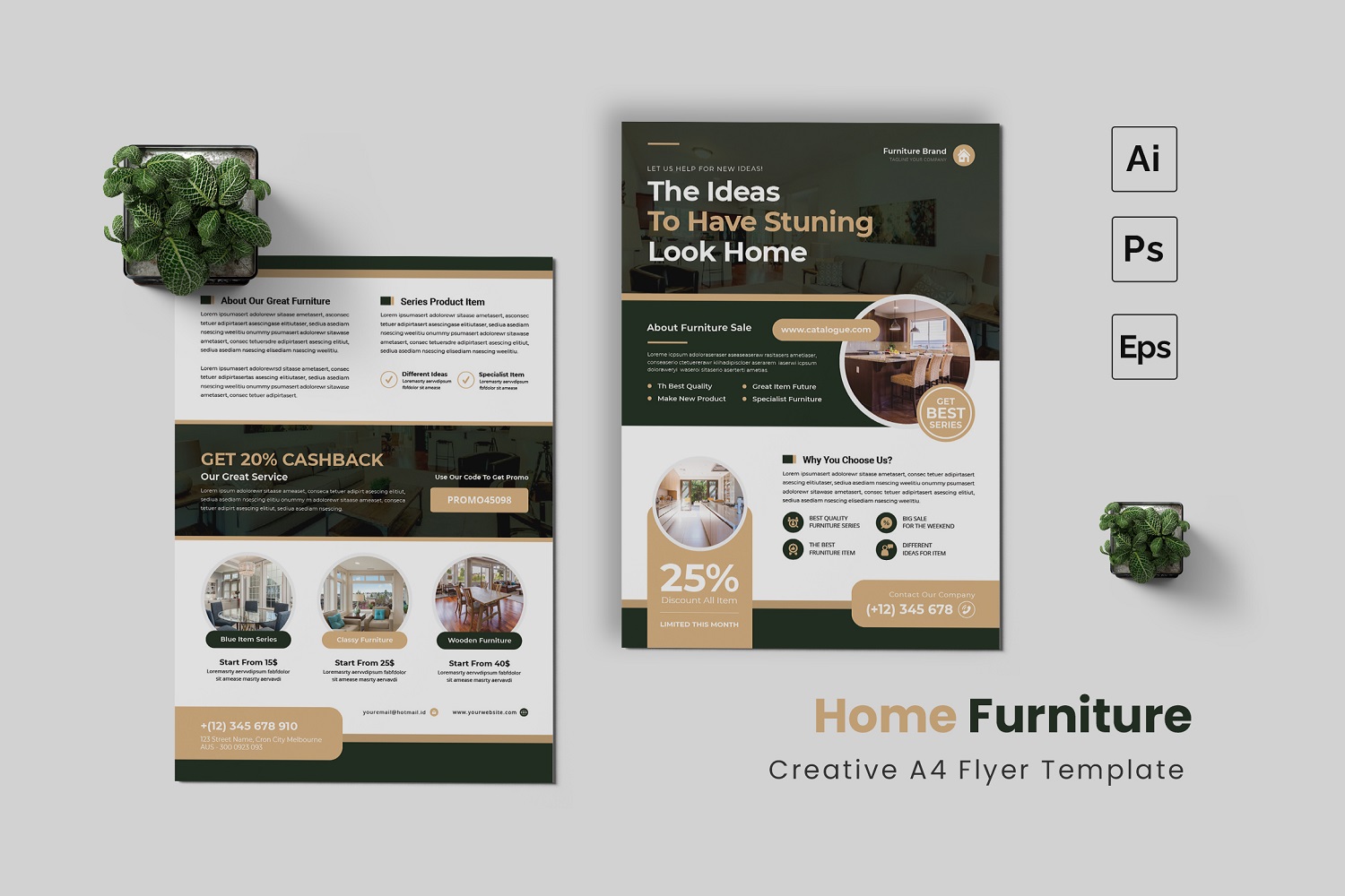 Home Furniture Flyer Template