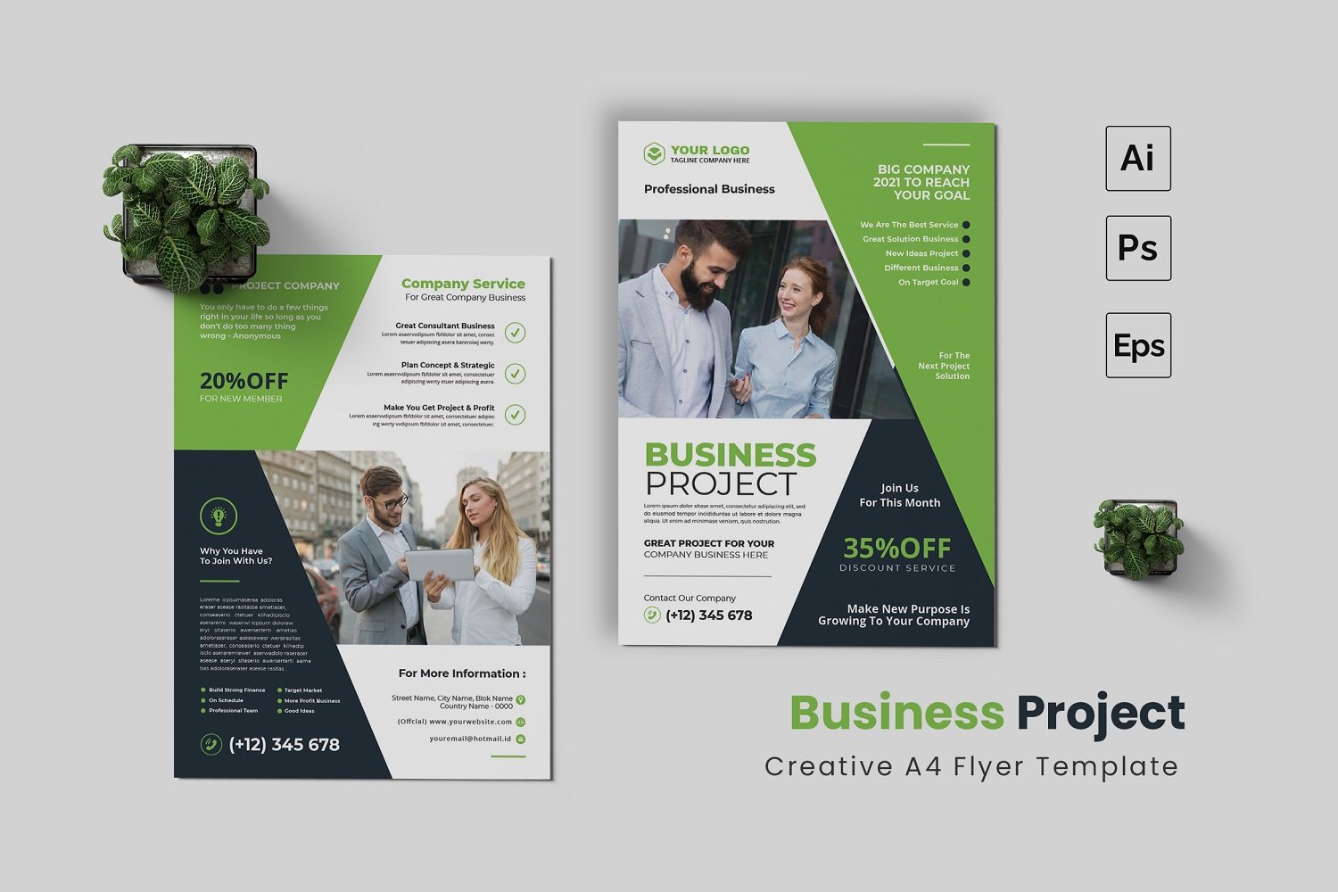 Business Project Flyer Template