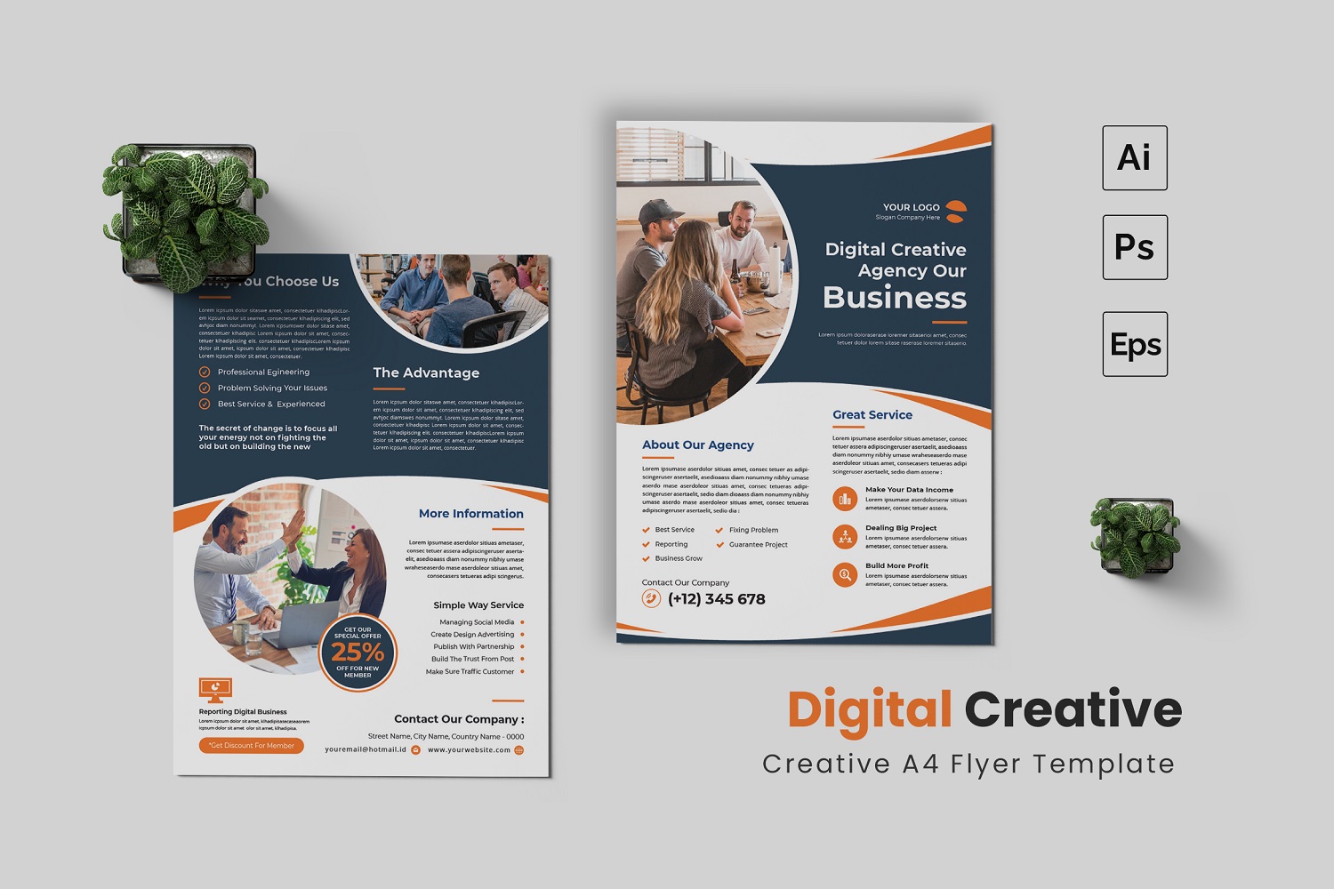 Digital Creative Flyer Template