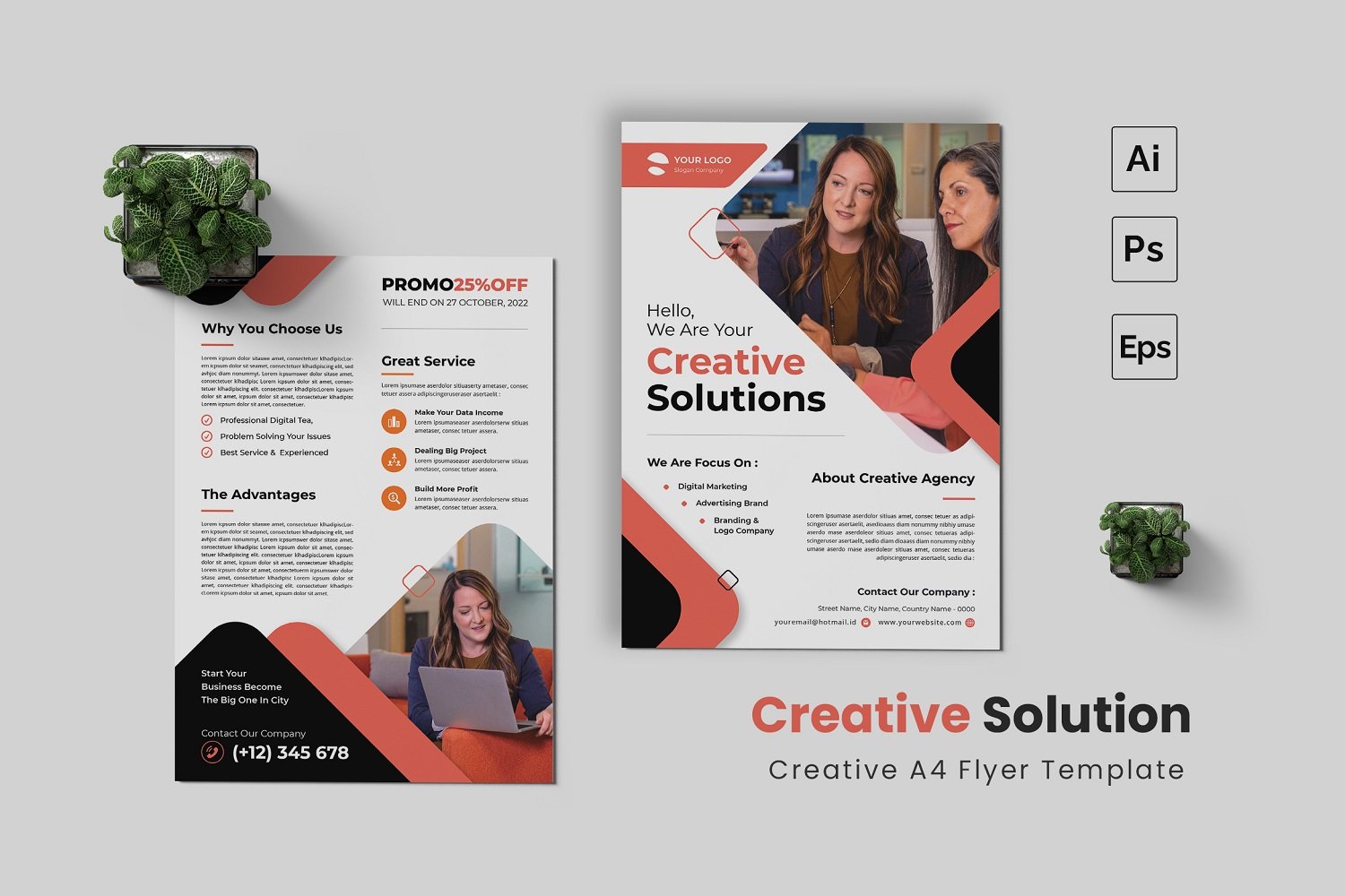 Creative Solution Flyer Template