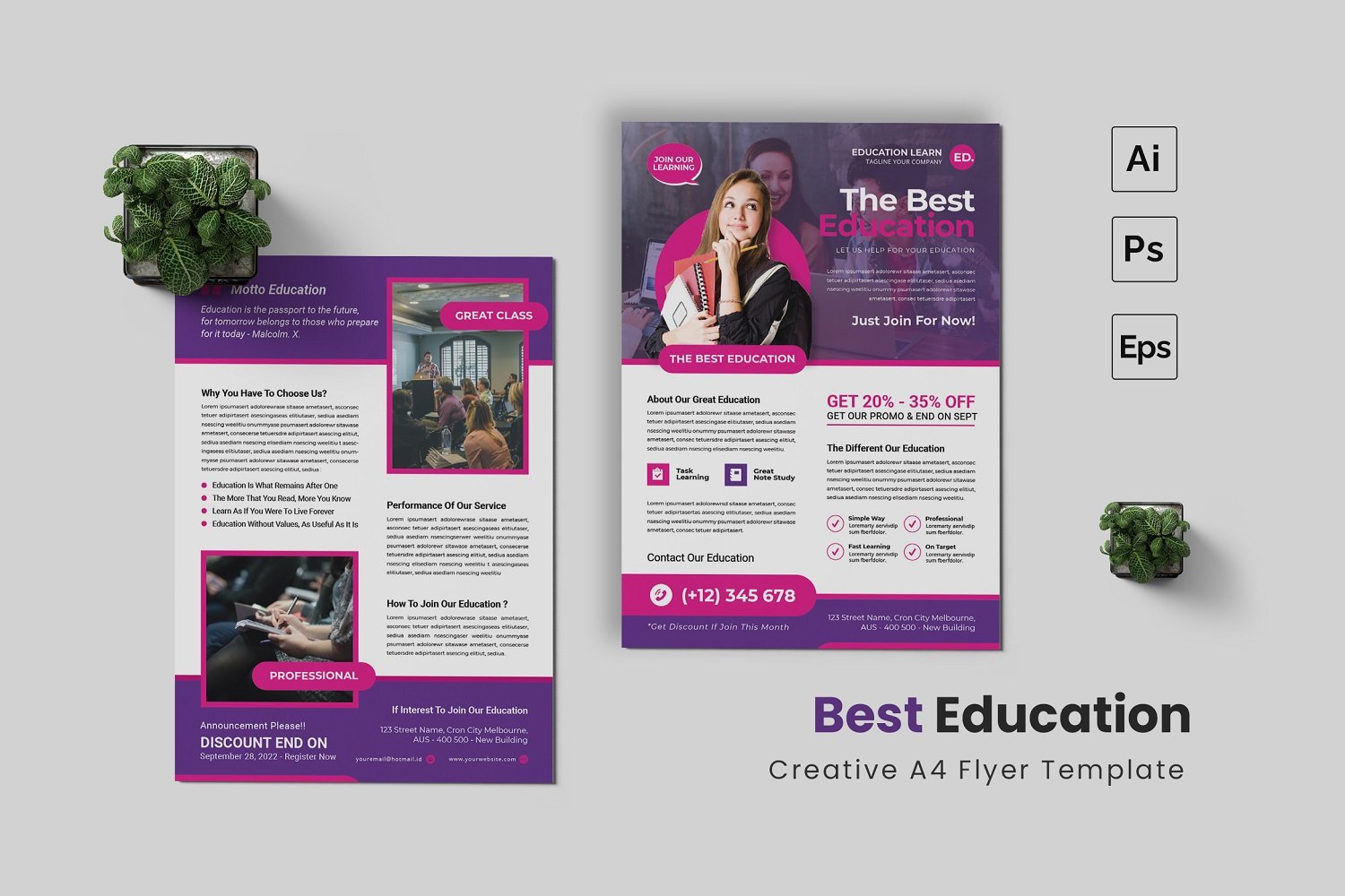 Best Education Flyer Template