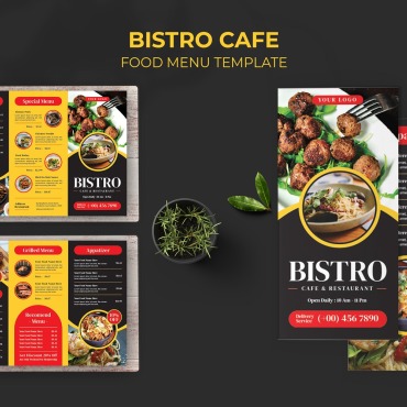 Menu Cafe Corporate Identity 212410