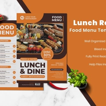 Menu Business Corporate Identity 212420