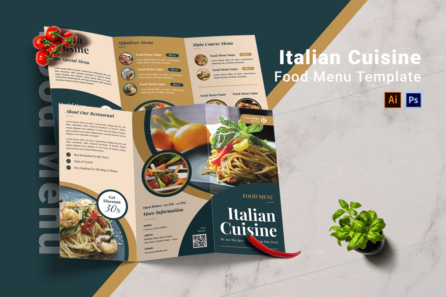 Italian Cuisine Food Menu