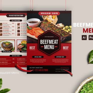 Menu Restaurant Corporate Identity 212430