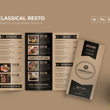 Menu Restaurant Corporate Identity 212441