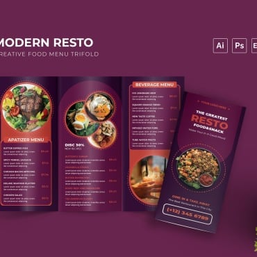 Menu Restaurant Corporate Identity 212444